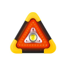 USB三角形雙光源照明警示燈