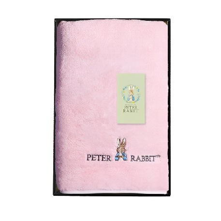 【可客製化】彼得兔粉色浴巾