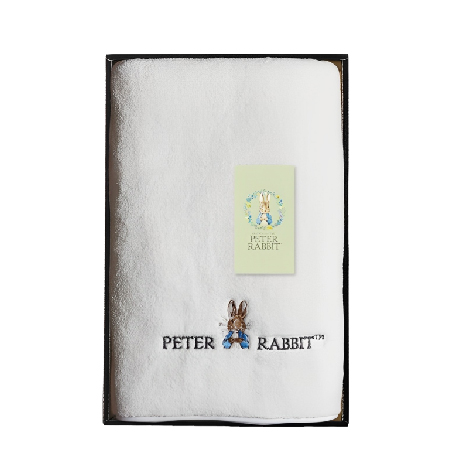 【可客製化】彼得兔鵝黃色浴巾
